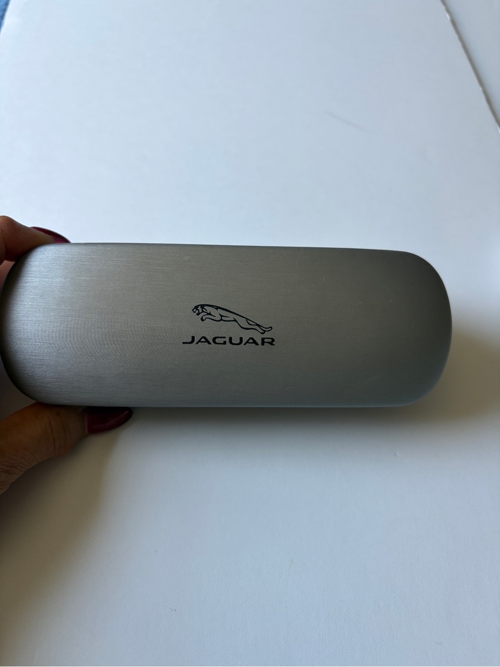 Jaguar Eyewear Hard Case – Brushed Silver